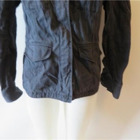 ABERCROMBIE & FITCH BLACK JACKET TOP SZ S * - Picture 4 of 8